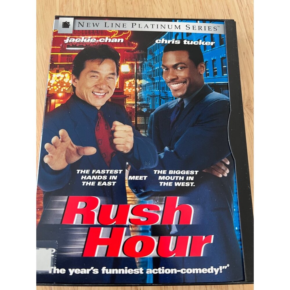 Rush Hour 1998 DVD New Line Platinum Series Action Comedy Movie Pre-Owned
